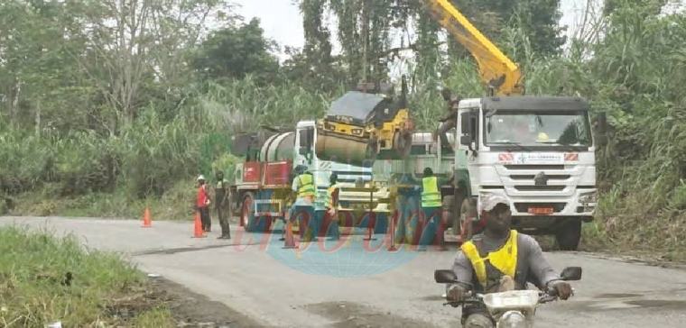 Douala-Nkongsamba: La route sous traitement